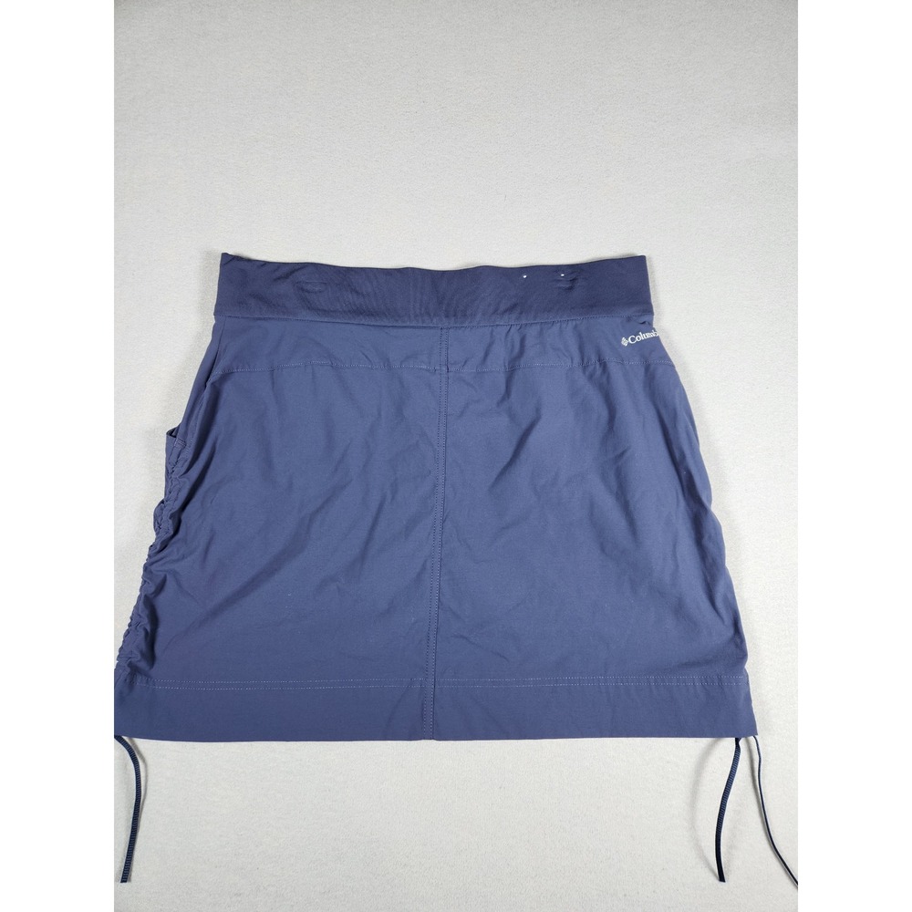 Columbia Casual Anytime Navy Blue Active Skort Hiking Golf Skirt Women Large